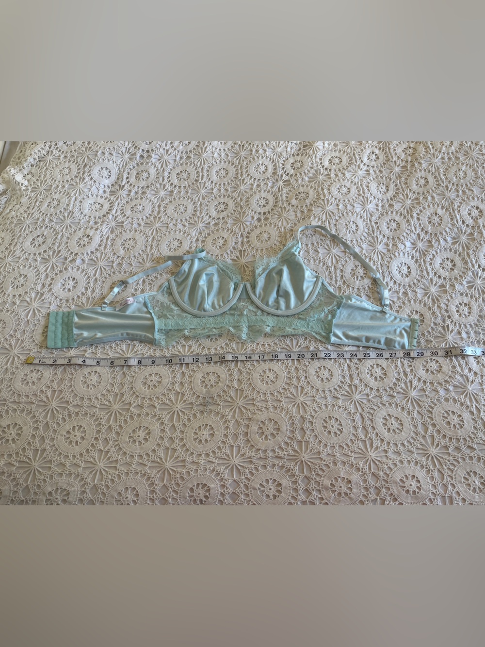 Avidlove blue teal lace bralette bra - Picture 7 of 8